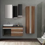Taş Lavabolu Banyo Dolapları-01
