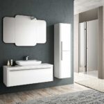 Taş Lavabolu Banyo Dolapları-04
