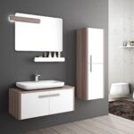 Taş Lavabolu Banyo Dolapları-05