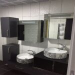 Taş Lavabolu Banyo Dolapları-07